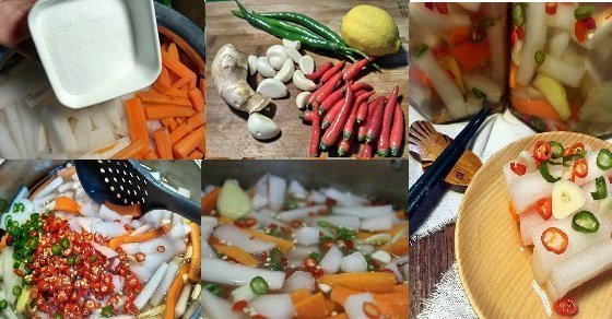 Cách làm củ cải trắng ngâm giấm đường