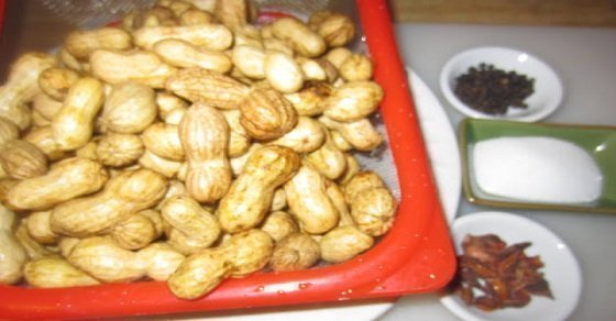 Cách luộc đậu phộng nhanh mềm 